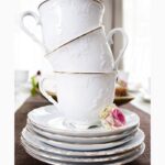 Rococo Gull kaffeservise til 12 pers. 39 deler