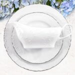 Rococo Platinum tallerkensett 18 deler