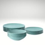 Sofia Azurblå middagssett 18 deler