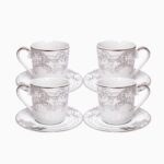 Jenny Timeless Platinum espresso-sett 8 deler