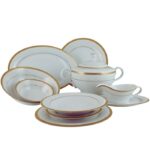 Geos Gull middagsservise til 12 pers. 43 deler