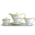 Antonio Gold kaffeservise til 12 pers. 40 deler