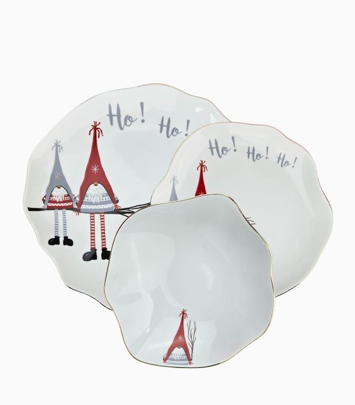 31 Nisse tallerkensett 12 deler - Bilde 1