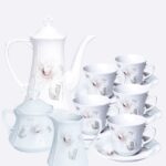 Kamelia Rose kaffeservise til 12 pers. 39 deler