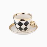 Palazzo Harleguin kaffekopp 20cl m. skål