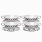 Swietlana suppekopp m/asjett 4-pk, 40 cl