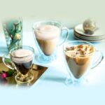 Andrea glass på fot 2-pk